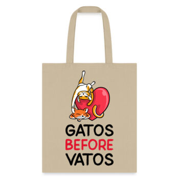 Tote Bag Gatos Before Vatos Miniatura