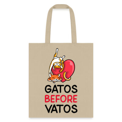 Tote Bag Gatos Before Vatos Miniatura