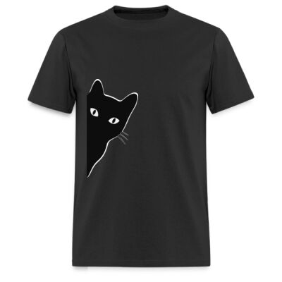 Playera Gato Asomado Miniatura