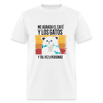 Playera I l Like Cats and Coffee Miniatura