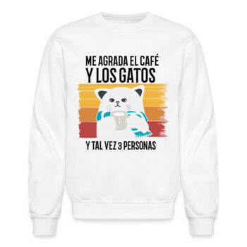 Sudadera I l Like Cats and Coffee Miniatura