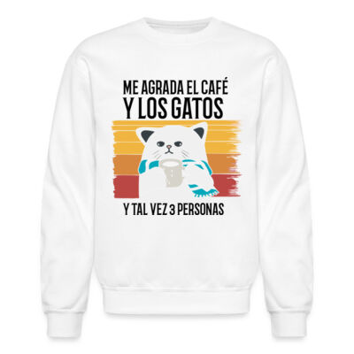 Sudadera I l Like Cats and Coffee Miniatura