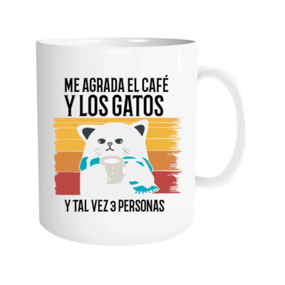 Taza l Like Cats and Coffee Miniatura
