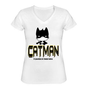Playera Cuello V Catman Miniatura