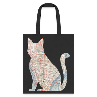 Tote Bag Gato Mapa Miniatura