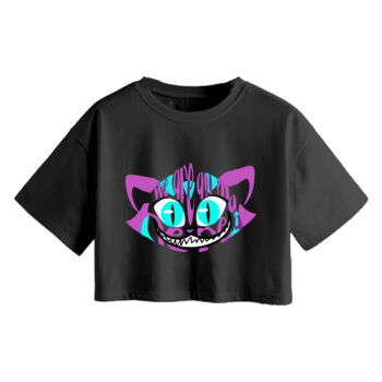 Crop Top Gato de Cheshire Miniatura