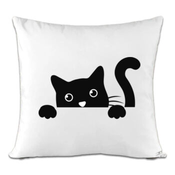 Cojín Gato Asomándose Miniatura