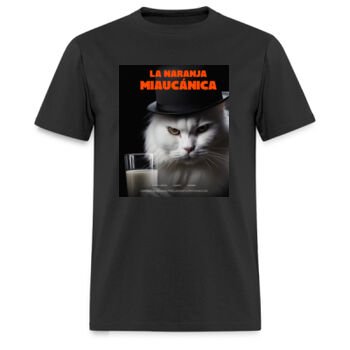 Playera Naranja Miaucánica Miniatura