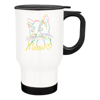 Termo Cafetero Neón Meow Miniatura
