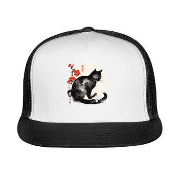 Gorra Gato Sumi-E Miniatura