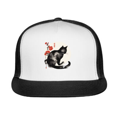 Gorra Gato Sumi-E Miniatura