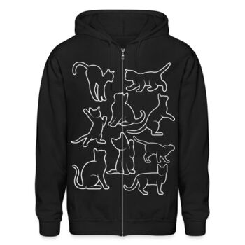 Sudadera c/ Cierre Gatos Collage Miniatura