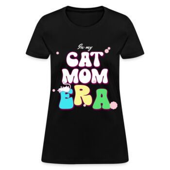 Playera Dama Cat Mom Era Miniatura