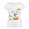 Playera Dama: Algodón Peinado Cuello V Miniatura
